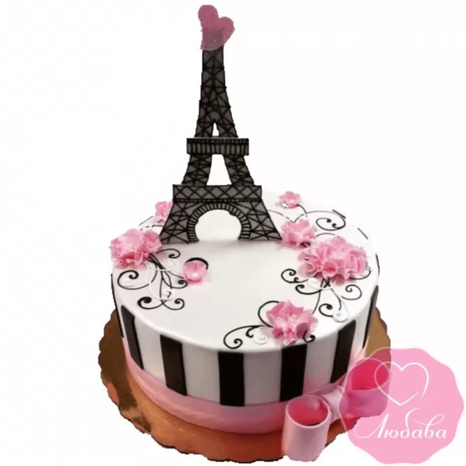 Торт на день рождения Париж №2330