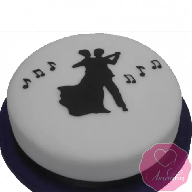 Торт на день рождения танцорам №2336