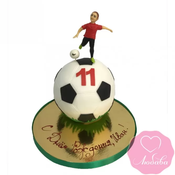 Торт на день рождения футболисту №2420