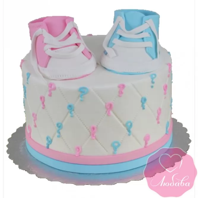 Торт на день рождения будущей маме №2467