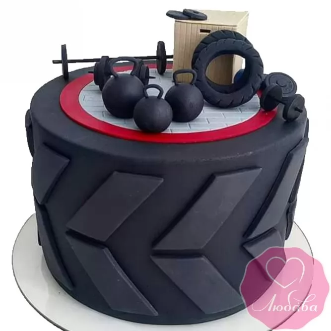 Торт на день рождения силовой экстрим №2527