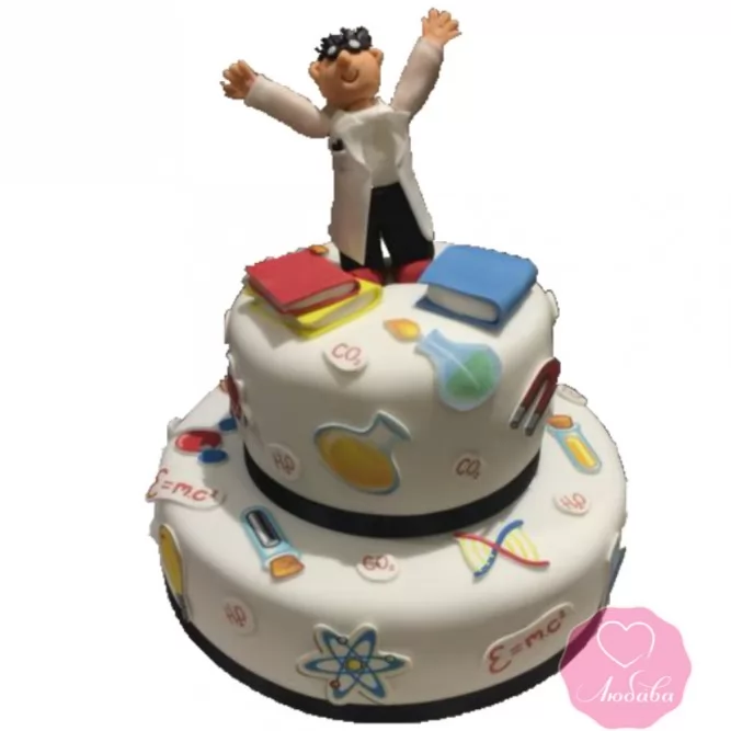 Торт на день рождения учителю №2668