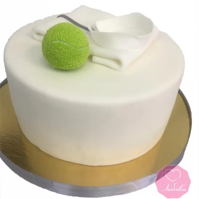 Торт на день рождения теннис №2711