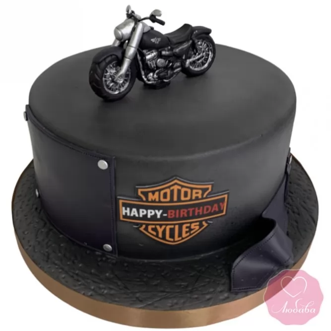 Торт с мотоциклом №3026