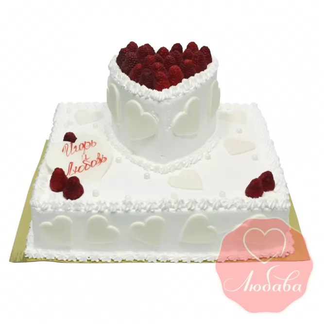 Свадебный Торт с ягодами №1331