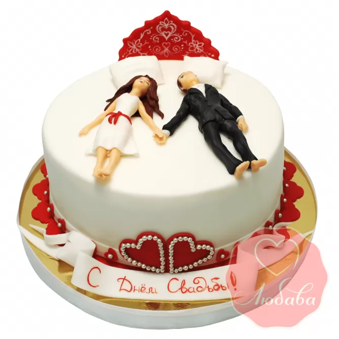 Свадебный Торт с парой №1369