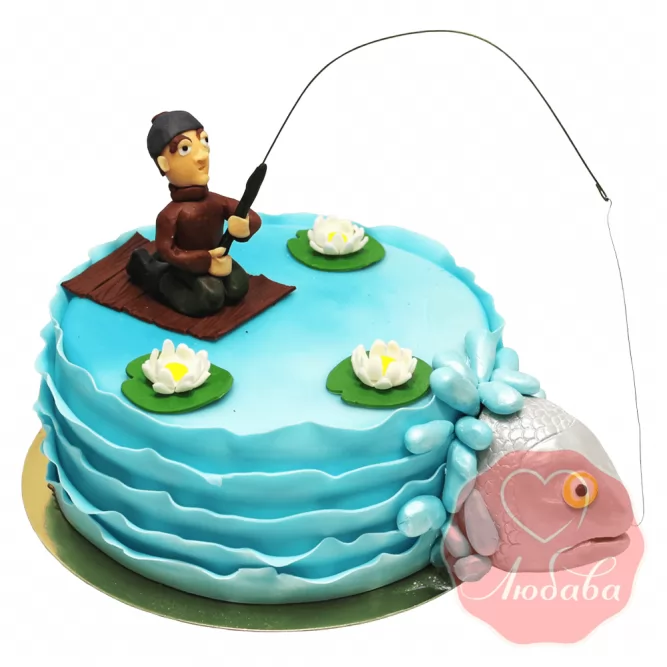 Торт с рыбой рыбаку №1455
