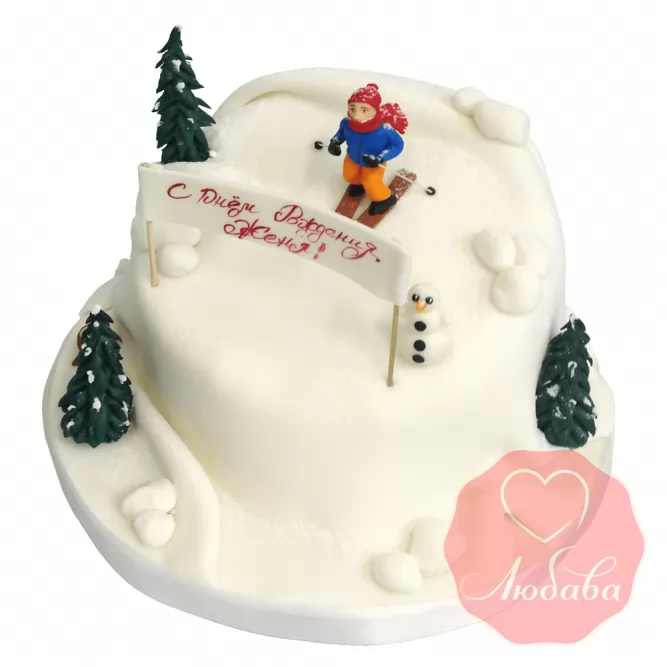 Торт для лыжника №1525