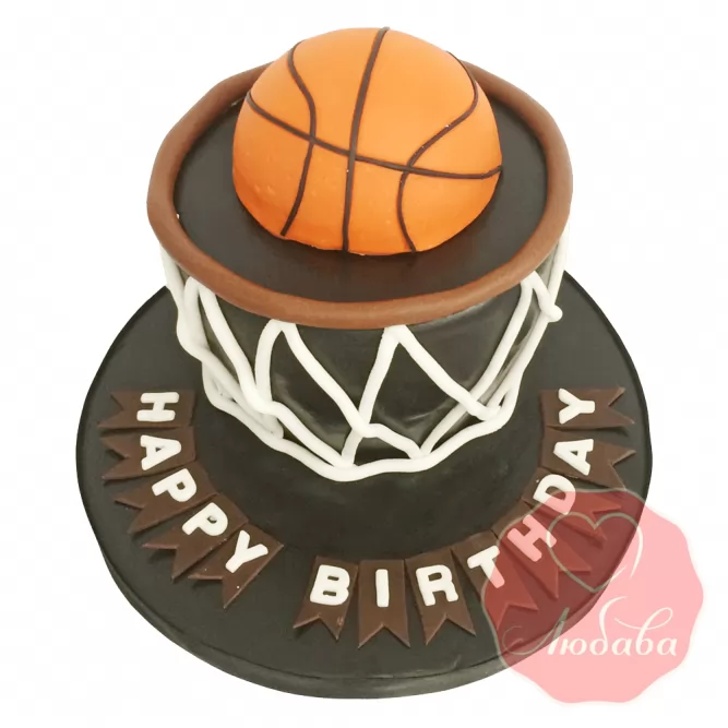 Торт Баскетбольная корзина с мячом №1655