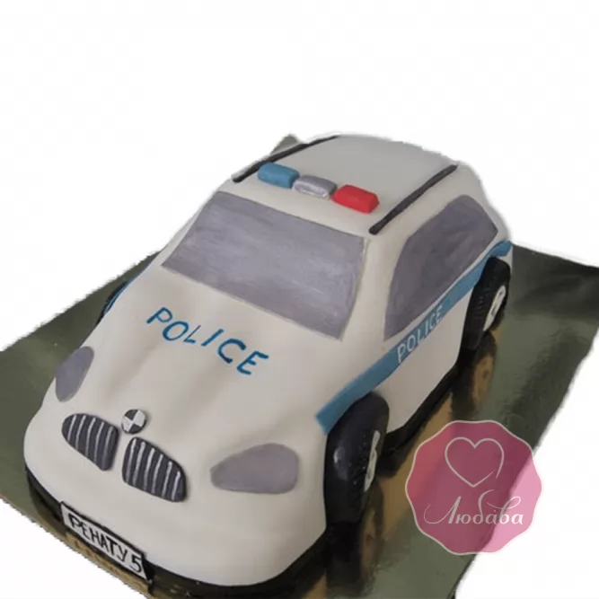 Торт на день рождения работнику ГИБДД автомобиль №1788