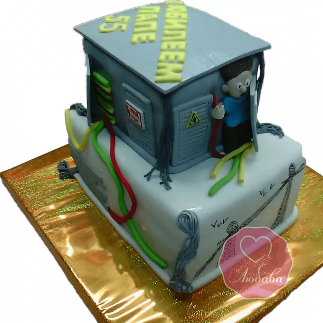 Торт на день рождения сварщику №1803