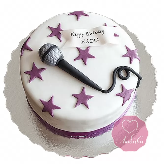 Торт на день рождения певцу певице №1806