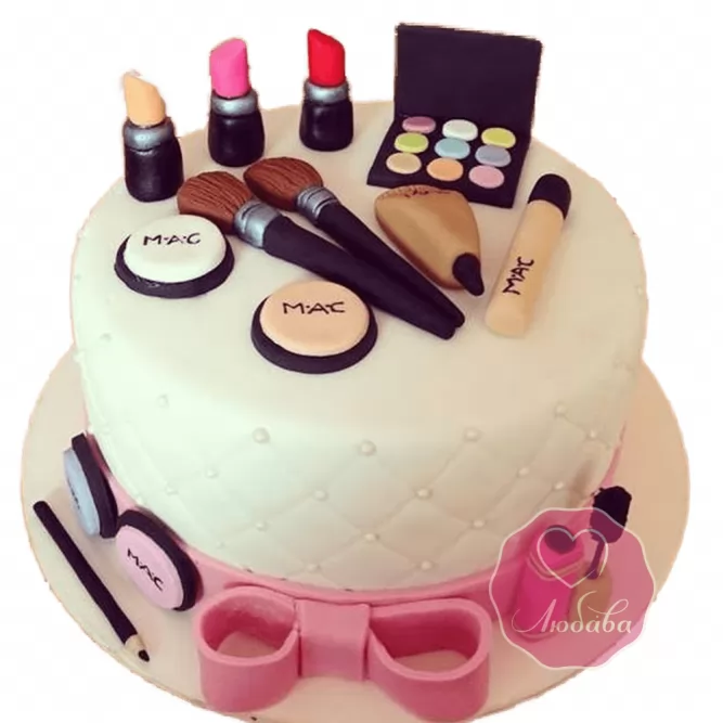 Торт на день рождения стилисту makeup №1807