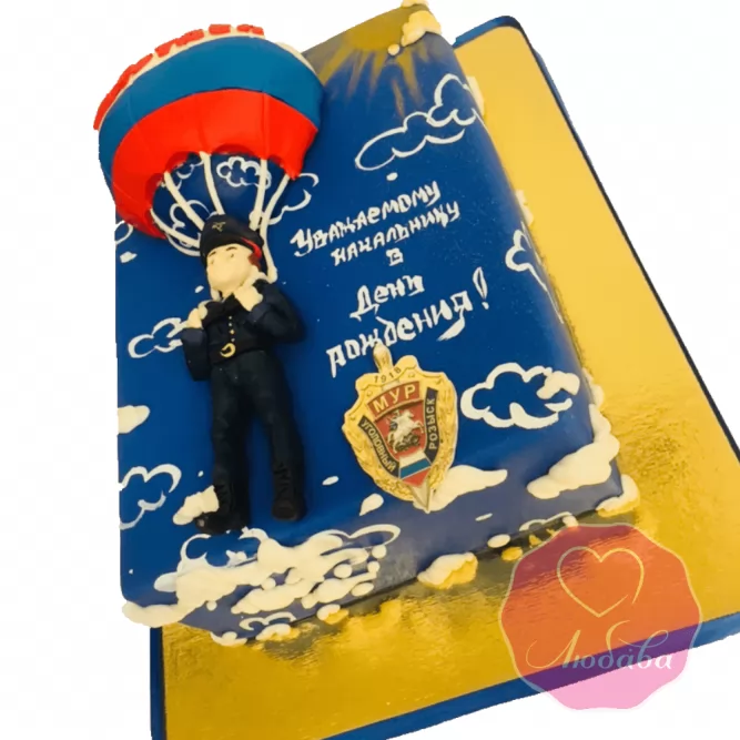 Торт на день рождения сотруднику полиции №1816