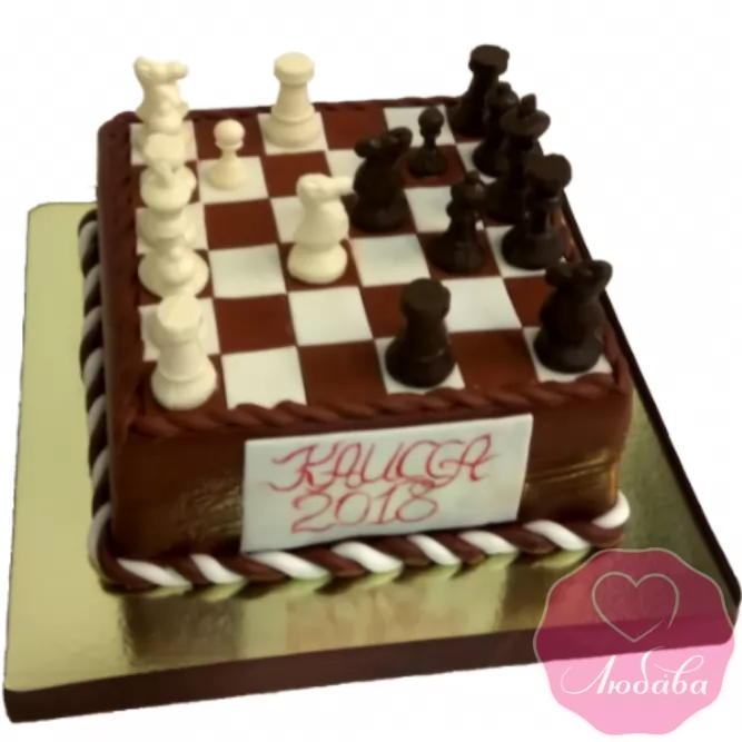 Торт на день рождения для шахматиста №1925