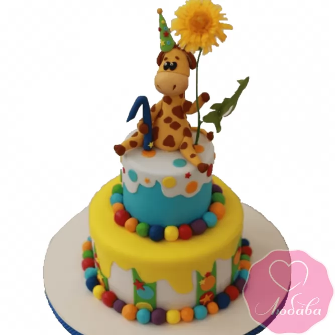 Торт с жирафом №2015