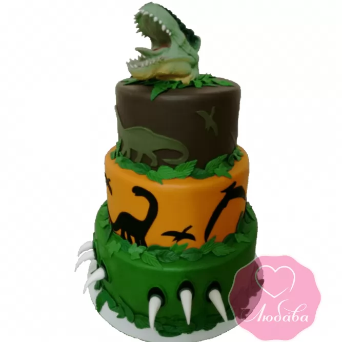 торт детский динозавр  №2029