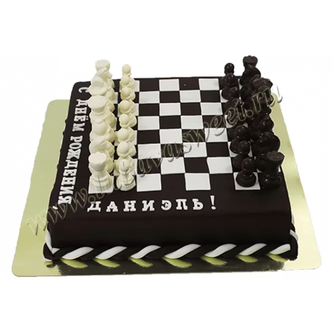Торт шахматная доска №659
