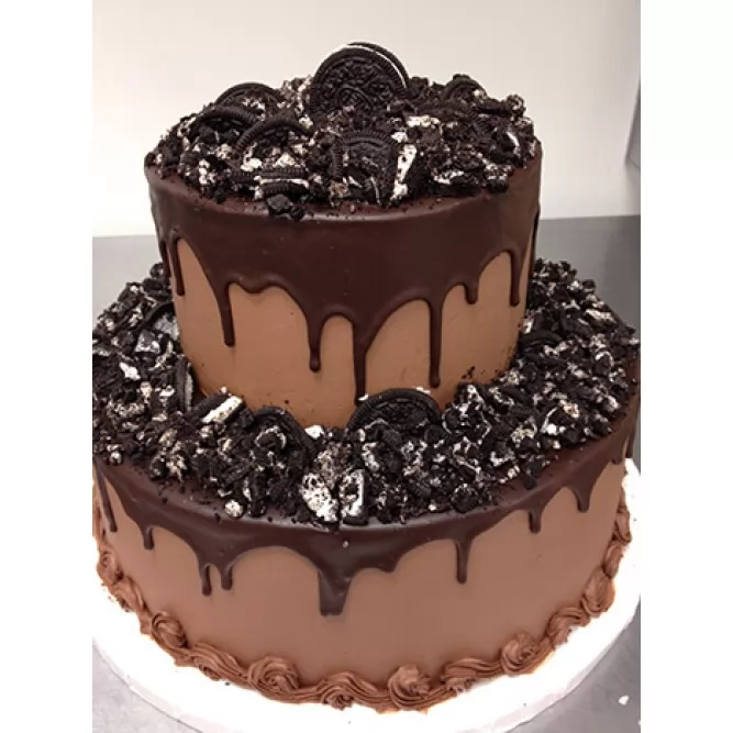 Торт Шоколадный с печеньем №733