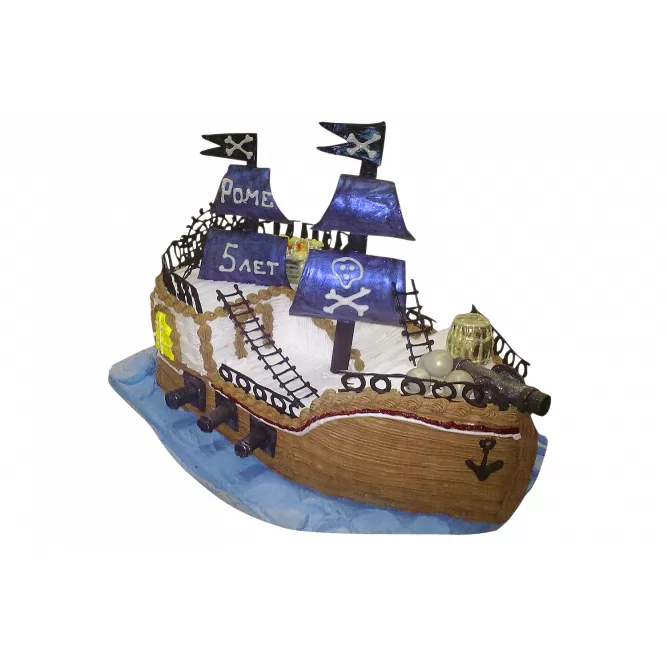 Торт Пиратский корабль №381