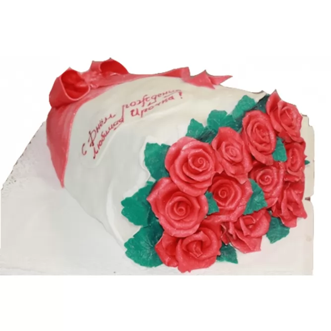 Торт розы на День рождения №236