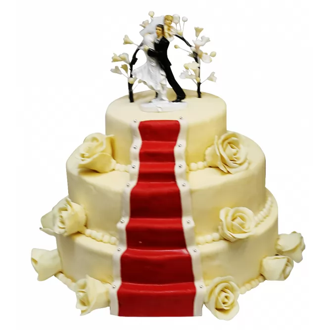 Торт свадебный Сказка для влюбленных №406