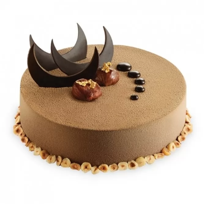 Торт Бархатный шоколадный с орехами №1140
