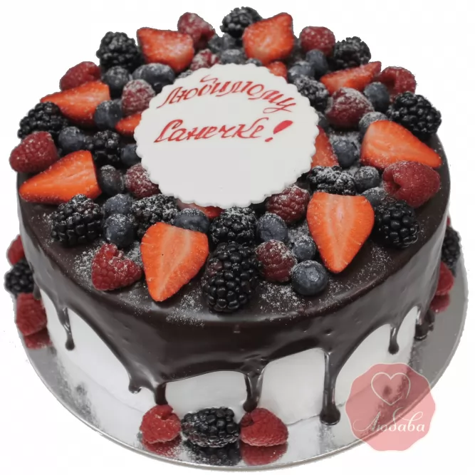 Торт с ягодами №1168