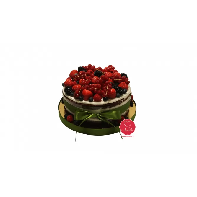 Торт Поднос с ягодами №1008