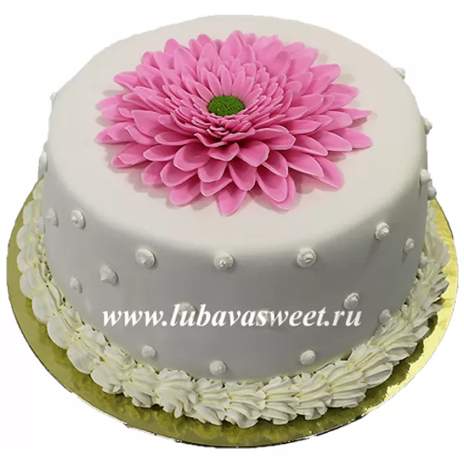 Торт с цветком №668