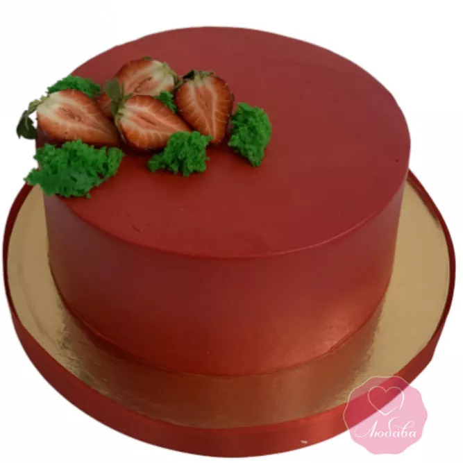 Торт красный №3359