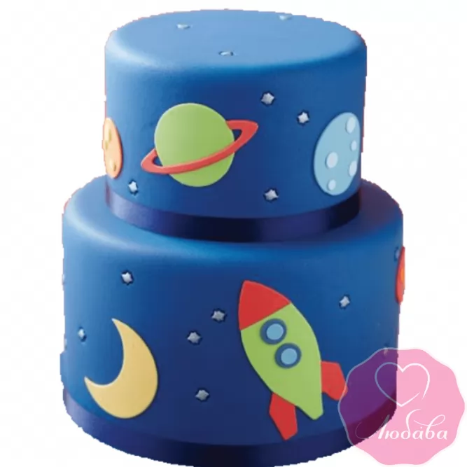 Торт детский космос №2230
