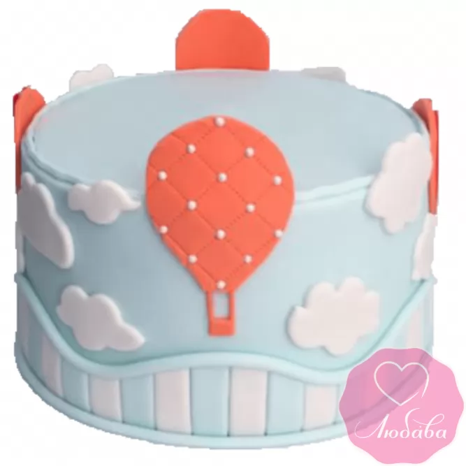 Торт детский воздушные шары №2323