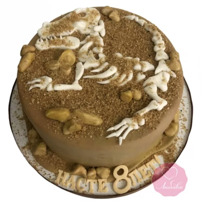 Торт с динозавром №3038