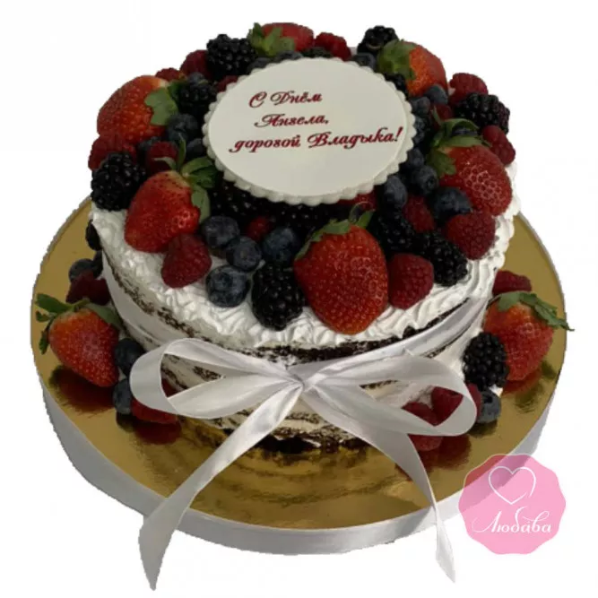 Торт с ягодами №3456