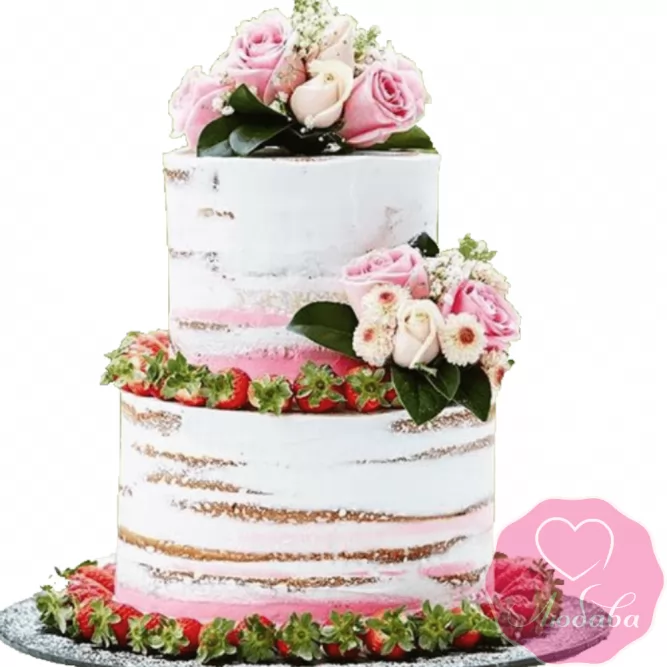 Торт свадебный летний №2246