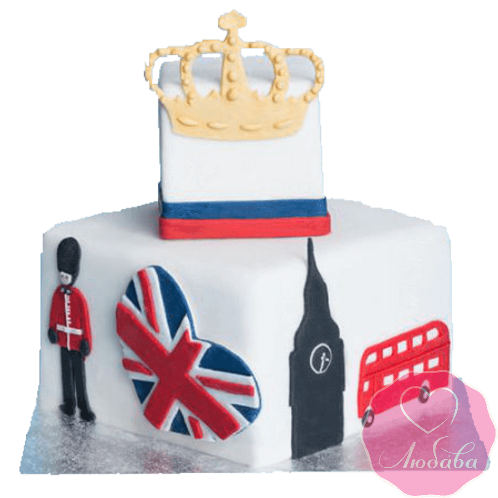 Торт на день рождения Лондон №2355