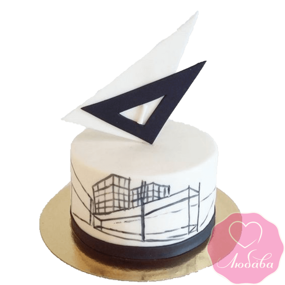 Торт на день рождения для архитектора №2359
