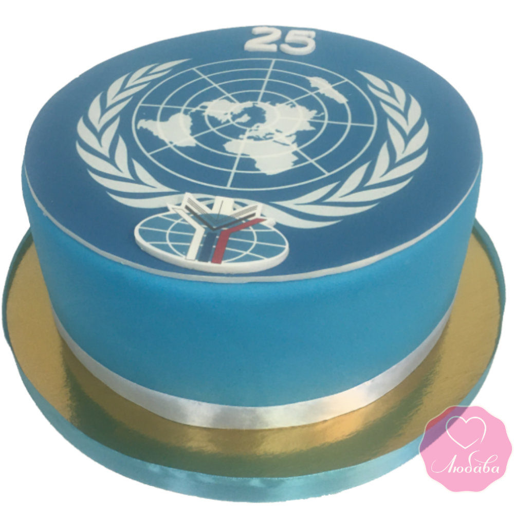 Торт на день рождения для дипломата №2747