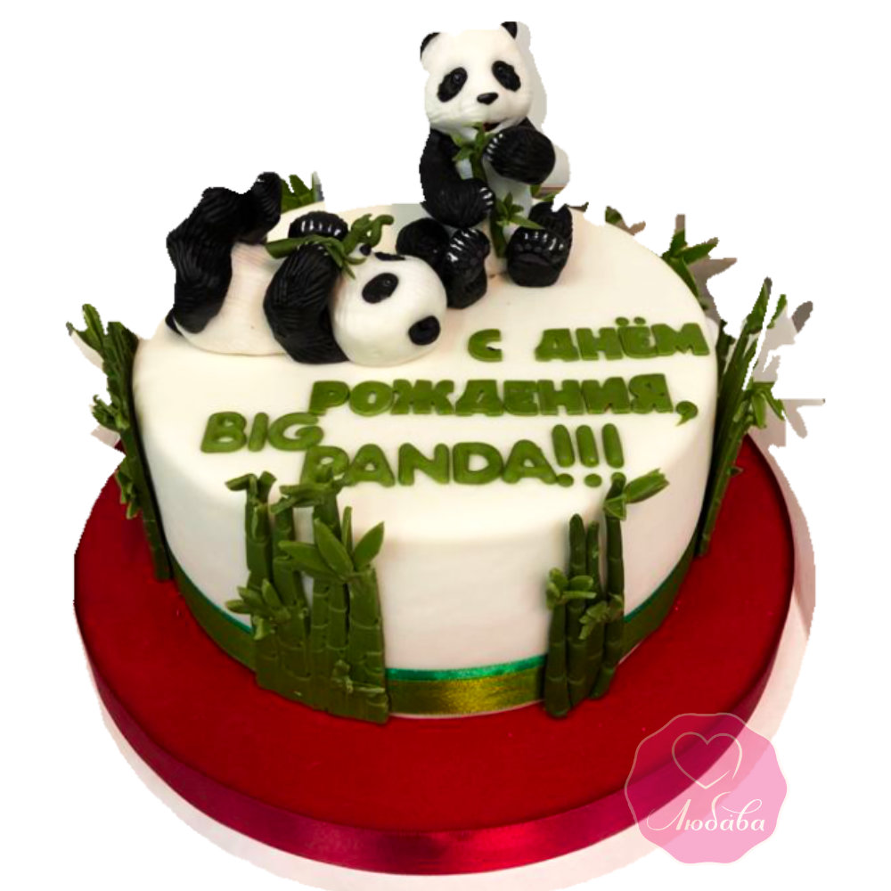 Торт с пандами №2803