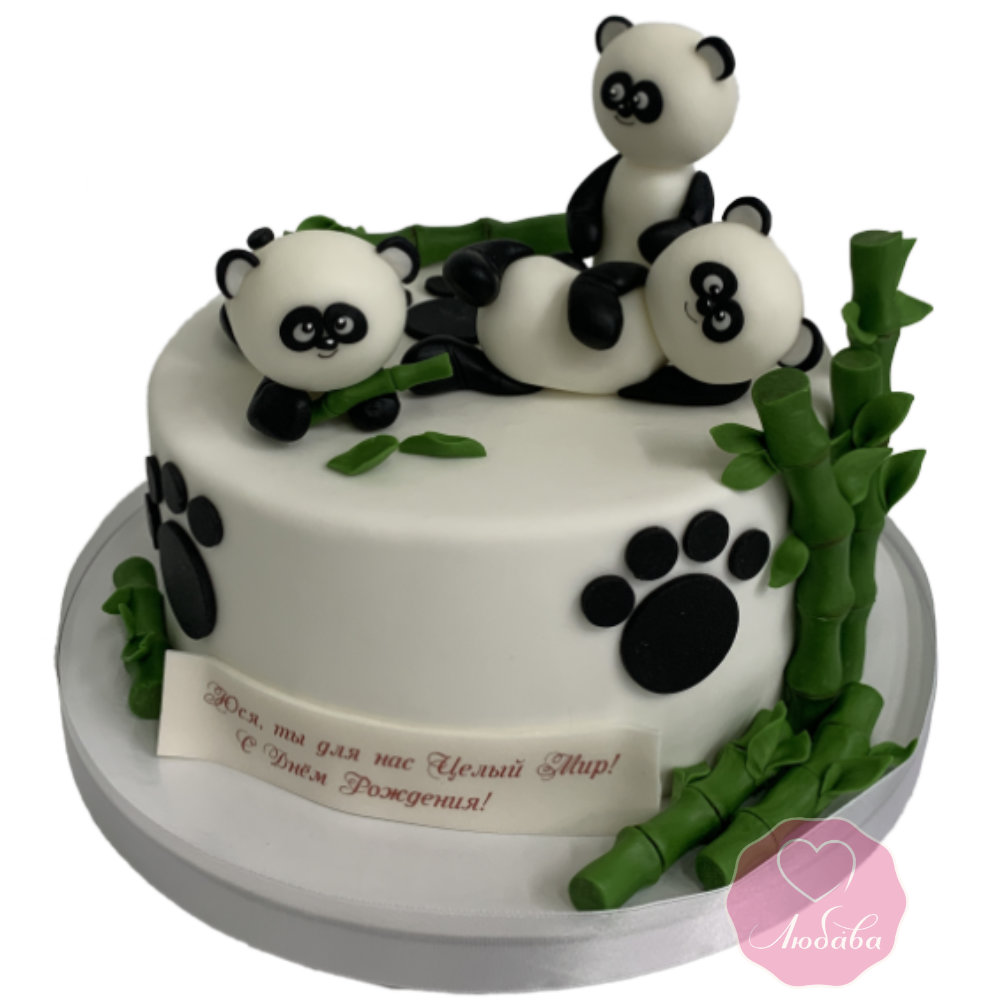 Торт с пандами №3368