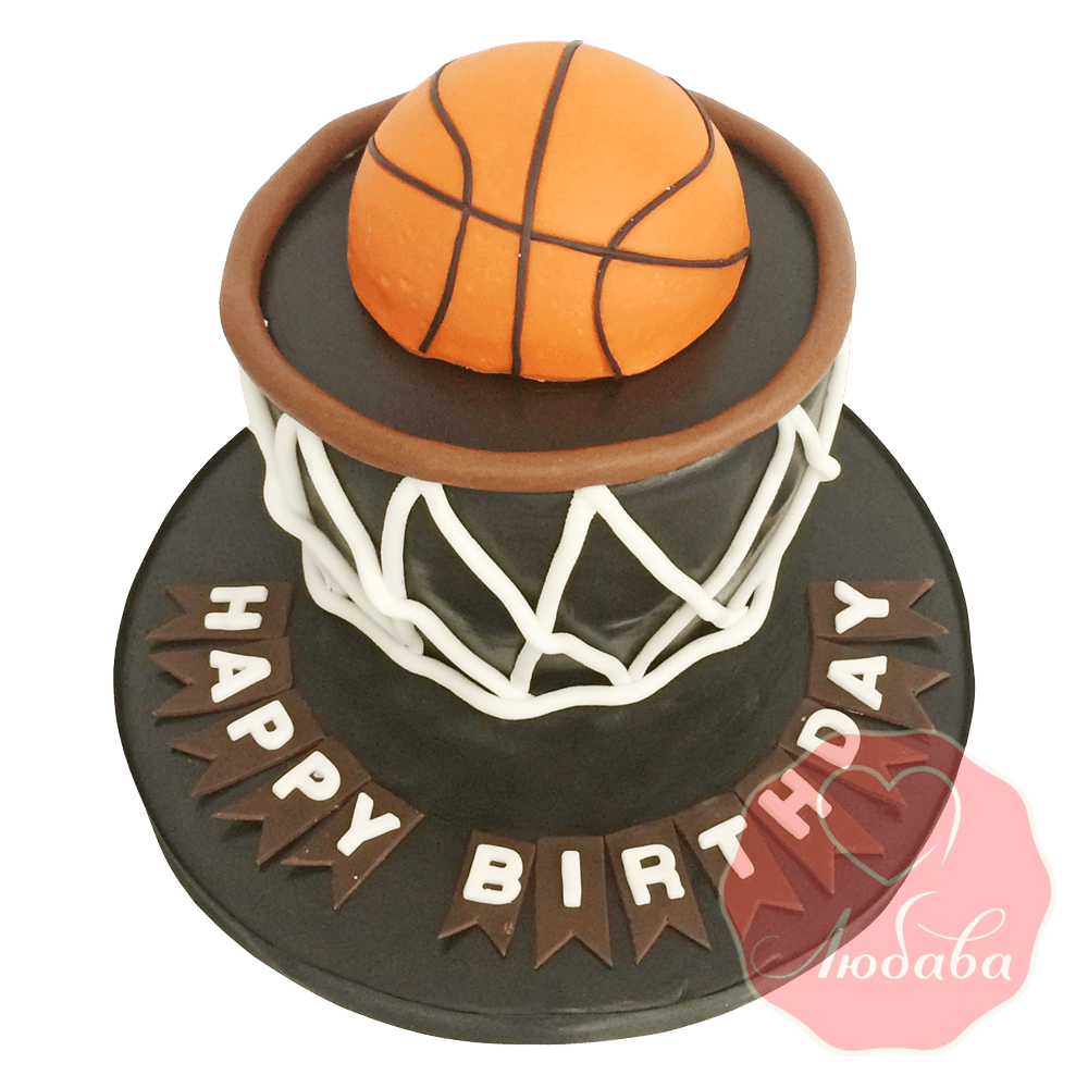 Торт Баскетбольная корзина с мячом №1655