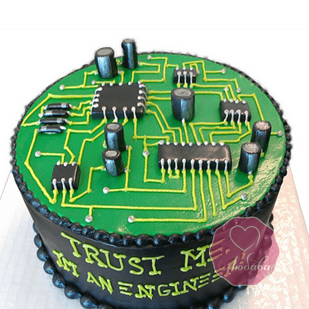Торт на день рождения Инженеру №1805