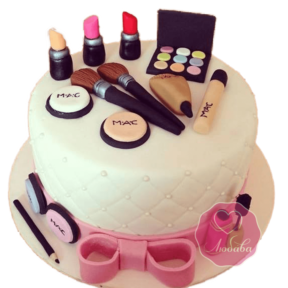 Торт на день рождения стилисту makeup №1807