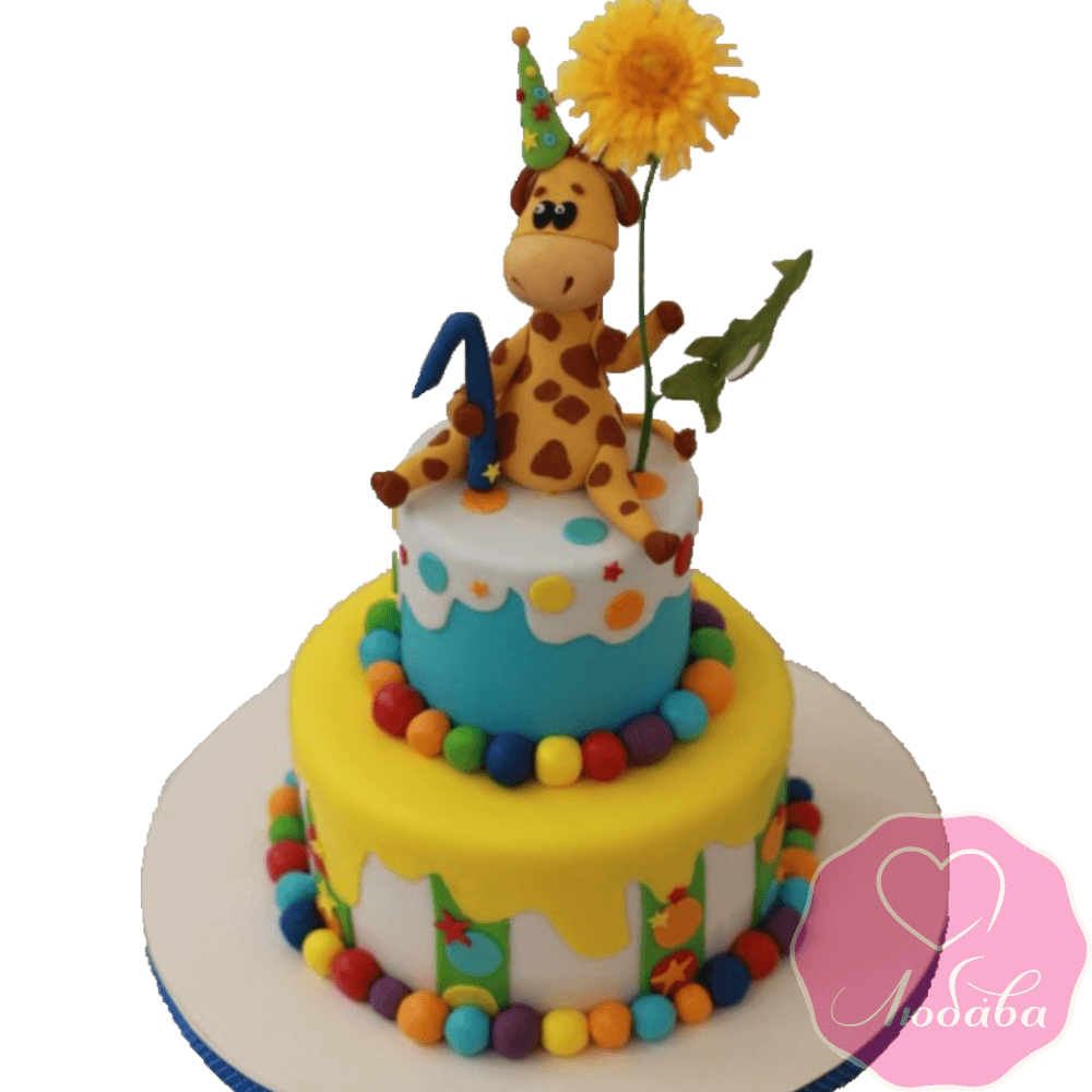 Торт с жирафом №2015