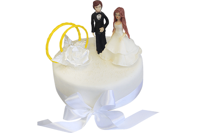 Торт свадебный Жених и невеста №326