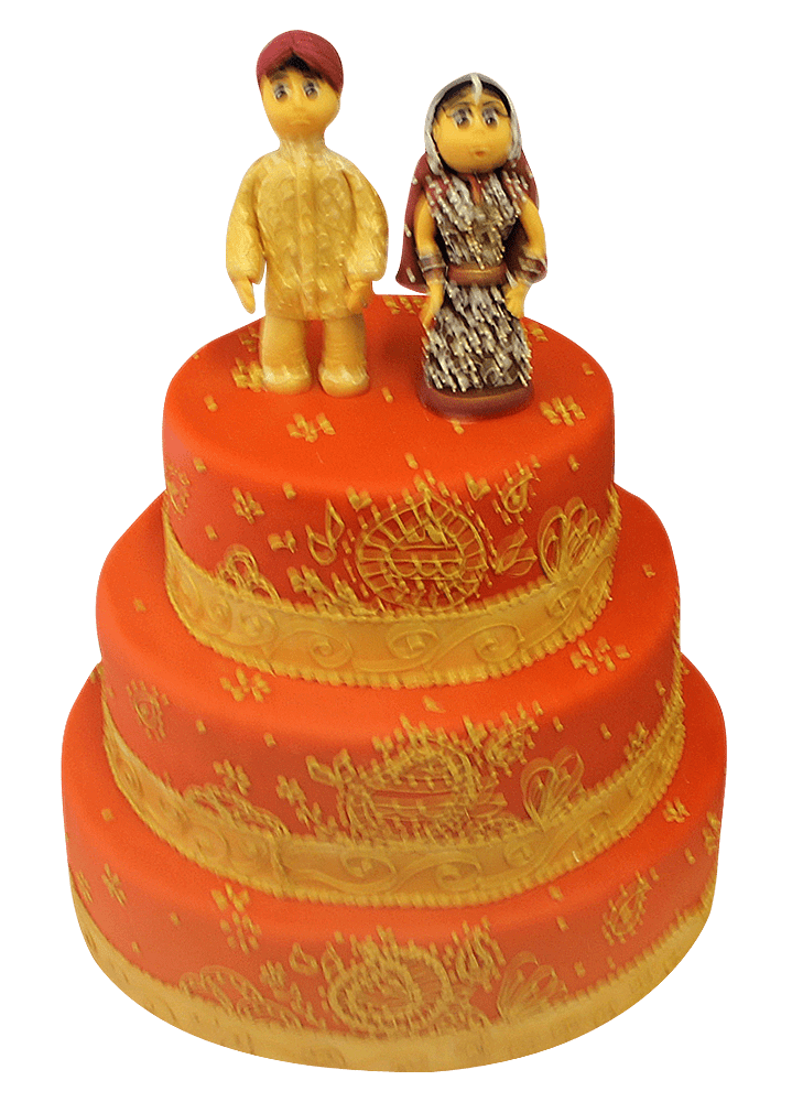 Торт свадебный Восточные мотивы №313
