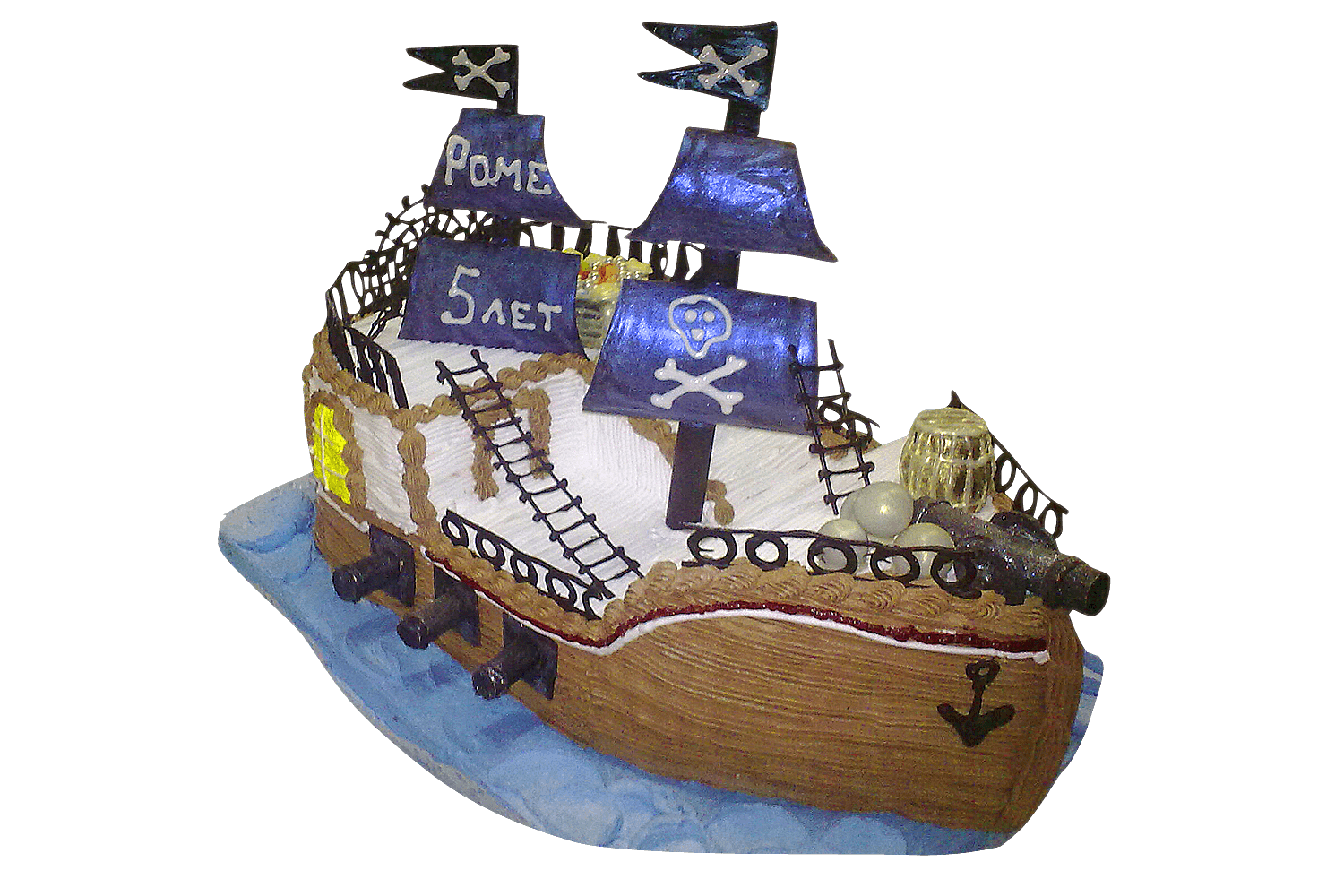 Торт Пиратский корабль №381