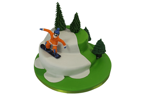 Торт Сноубордист №491