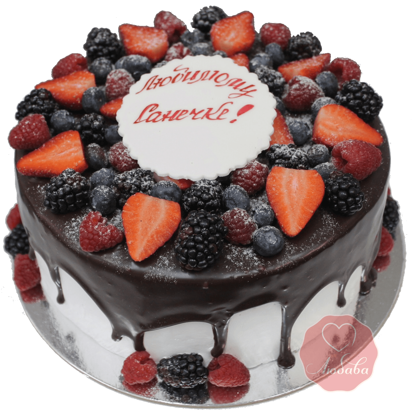 Торт с ягодами №1168
